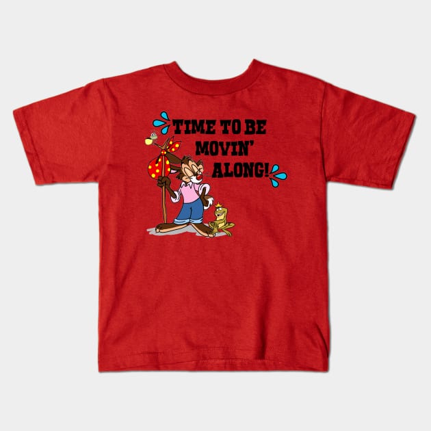 good bye Splash Mountain Kids T-Shirt by Flip Flops in Fantasyland